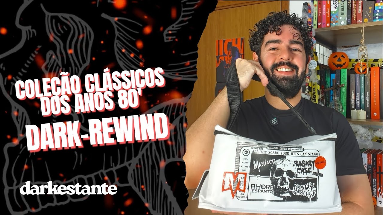 Bookhaul da Cole&ccedil;&atilde;o Cl&aacute;ssicos dos Anos 80' Dark-Rewind Macabra Darkside