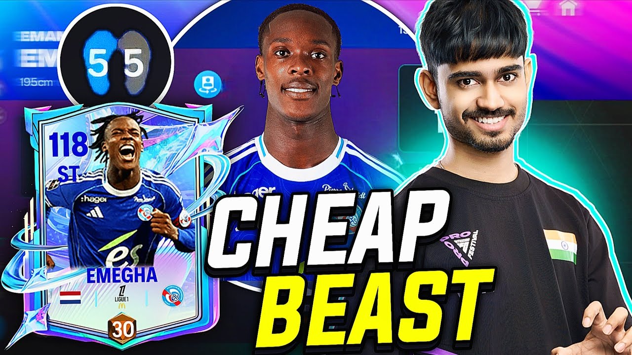 I Tried 118 OVR Emegha in Fc Mobile... Is He A Cheap Beast?