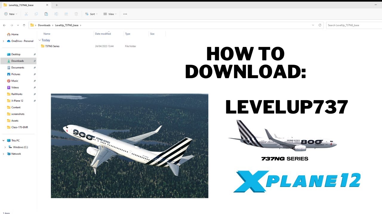 *HOW TO DOWNLOAD LEVELUP 737 FOR XPLANE 12*