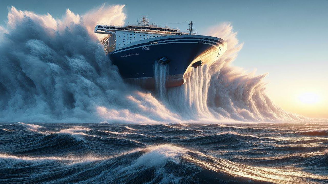 CAN GIANT WAVES REALLY SINK MASSIVE SHIPS DURING STORMS?
