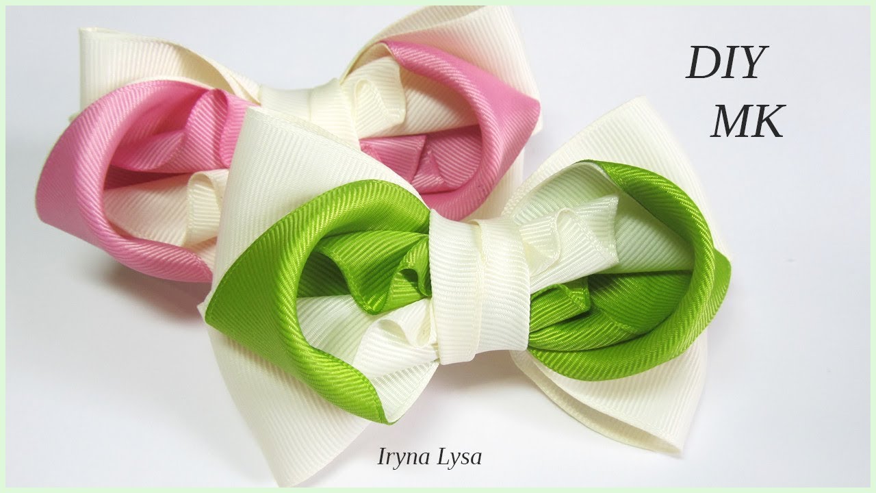 DIY How To Make A Hair Bow, Grosgrain ribbon Tutorial