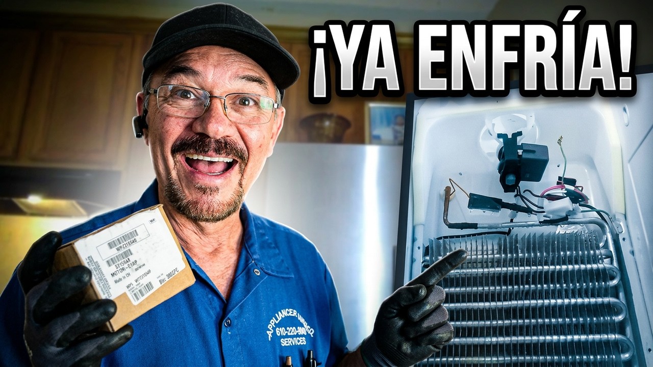 👉 REFRIGERADOR DE DOS PUERTAS VERTICALES NO ENFRIA ¡¡¡s@luci@n!!!