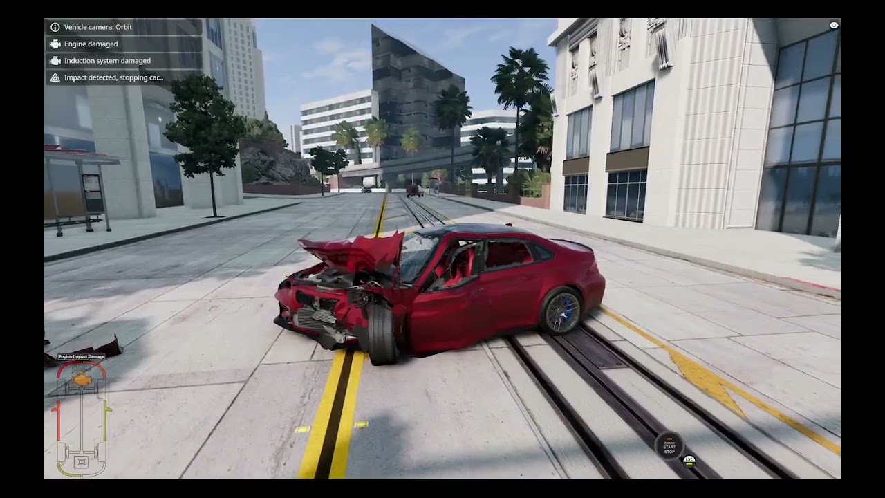 sports cars in police chase