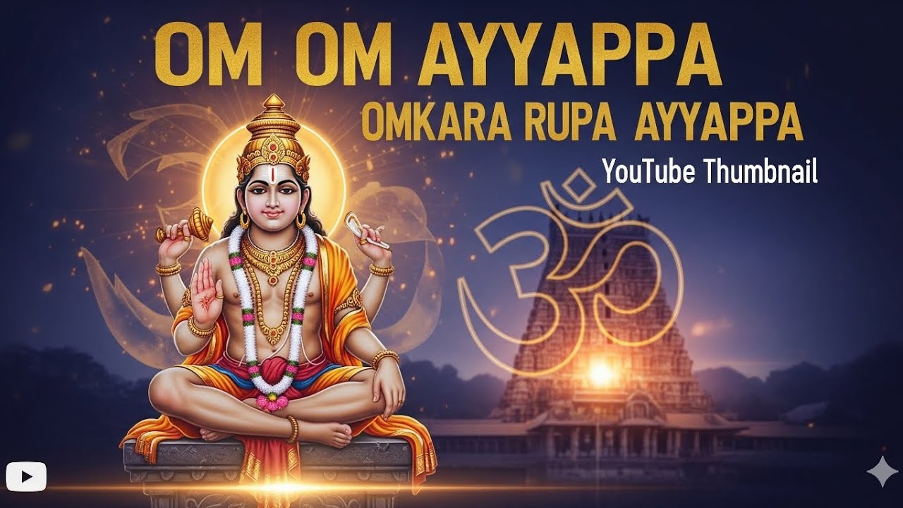 Om Om Ayyappa Song Lyrics in Telugu – ఓం ఓం అయ్యప్ప ఓంకార రూప అయ్యప్ప