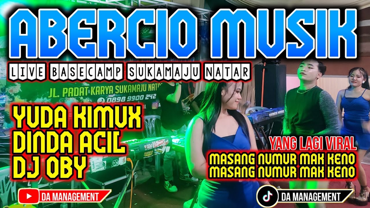 ABERCIO MUSIK SPESIAL MASANG NUMUR VJ YUDA KIMUX ft DINDA ACIL | SUKAMAJU LAMPUNG SELATAN