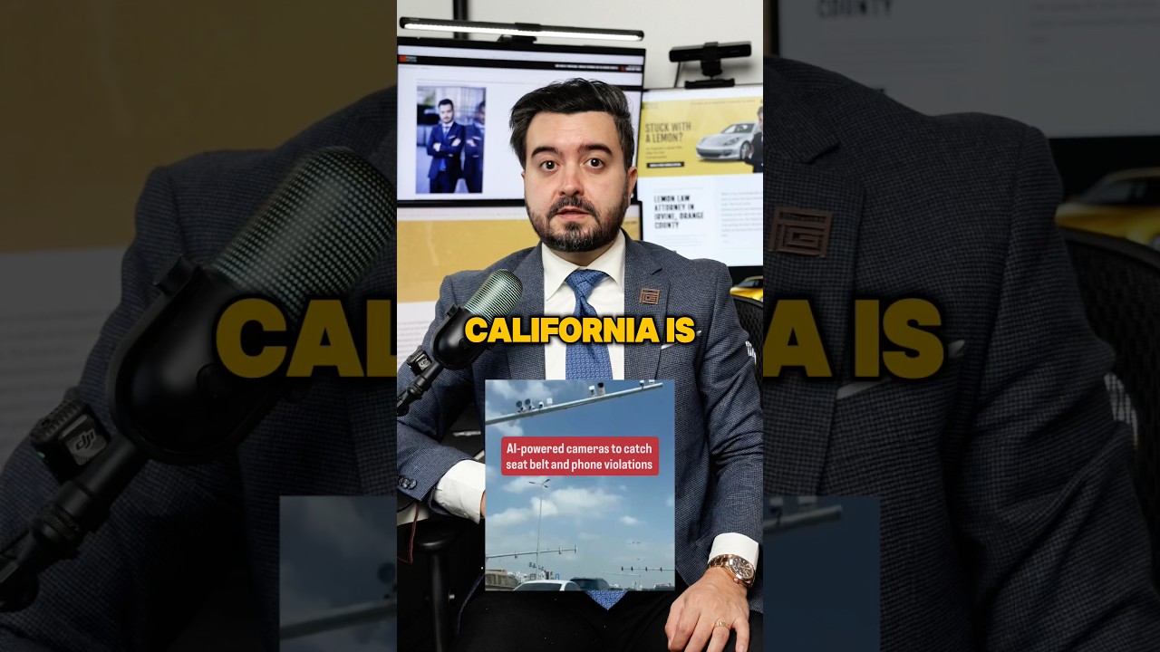 New traffic cameras powered by AI #lawyer #law #California #learning