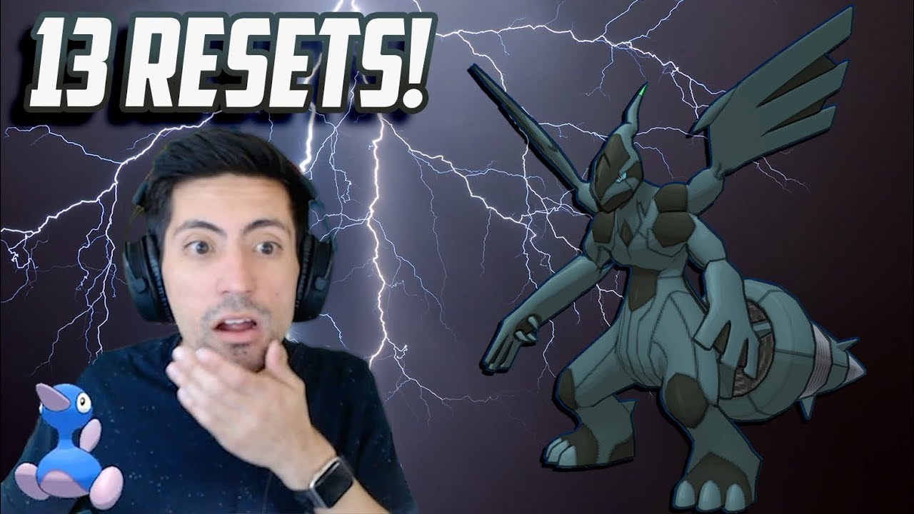 CRAZY SHINY ZEKROM IN 13 ENCOUNTERS! Shiny Zekrom Reaction! Shiny #69 Pokemon Ultra Moon