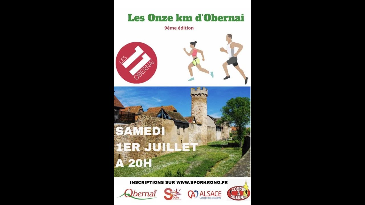 Course à pieds Les ONZES Km d' Obernai 28 Juin 2025