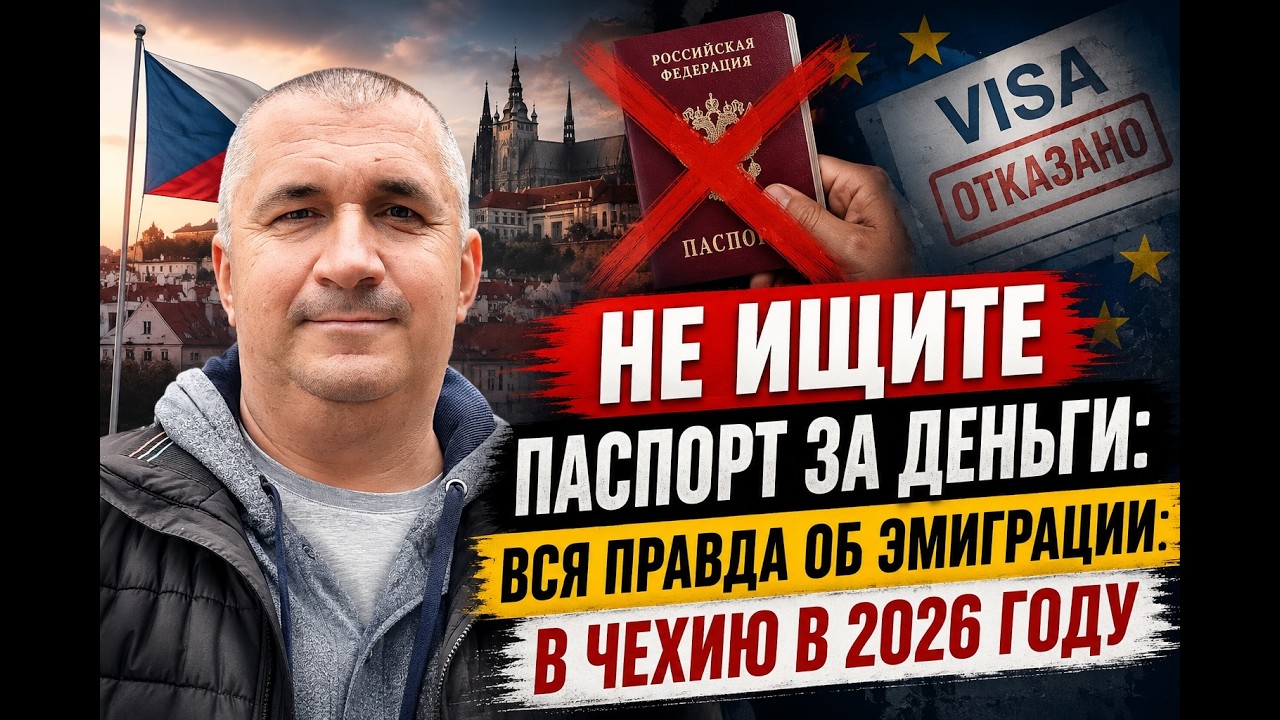 Не ищите паспорт за деньги: вся правда об эмиграции в Чехию в 2026 году