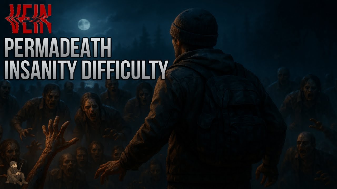 The HARDEST Zombie Survival Experience | VEIN - Permadeath INSANITY Run