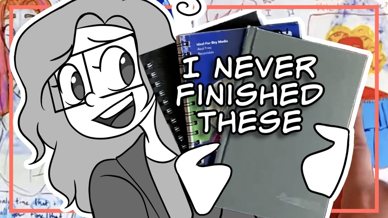 My Abandoned Sketchbooks [Sketchbook Tour]