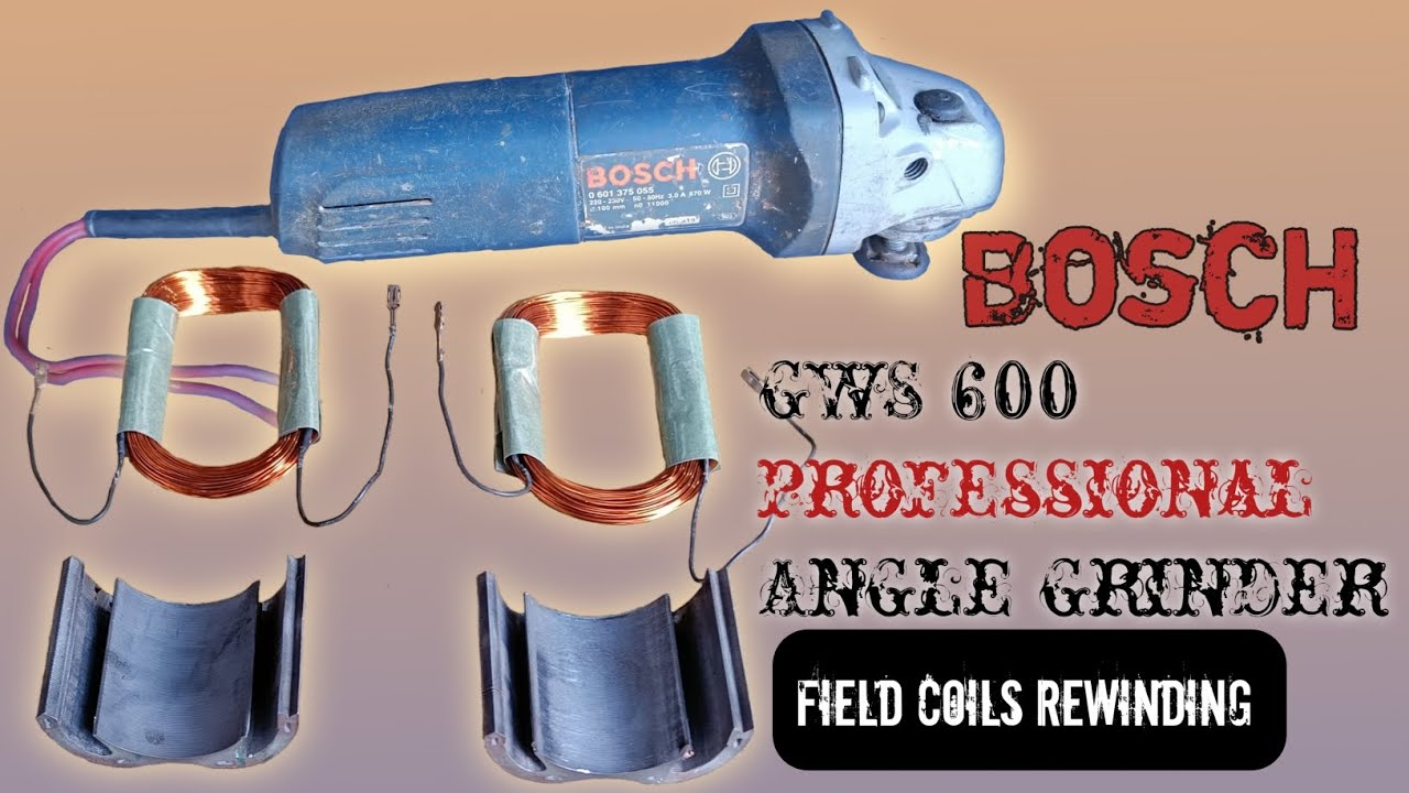 Почему перемотка угловой шлифовальной машины идёт не так: история Bosch GWS 600 изнутри