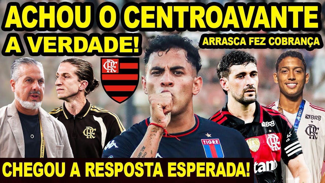 FLAMENGO ACHOU O CENTROAVANTE PARA CONTRATAR? A VERDADE! CONMEBOL DEFINE SORTEIO! JOGADOR DE SAÍDA!