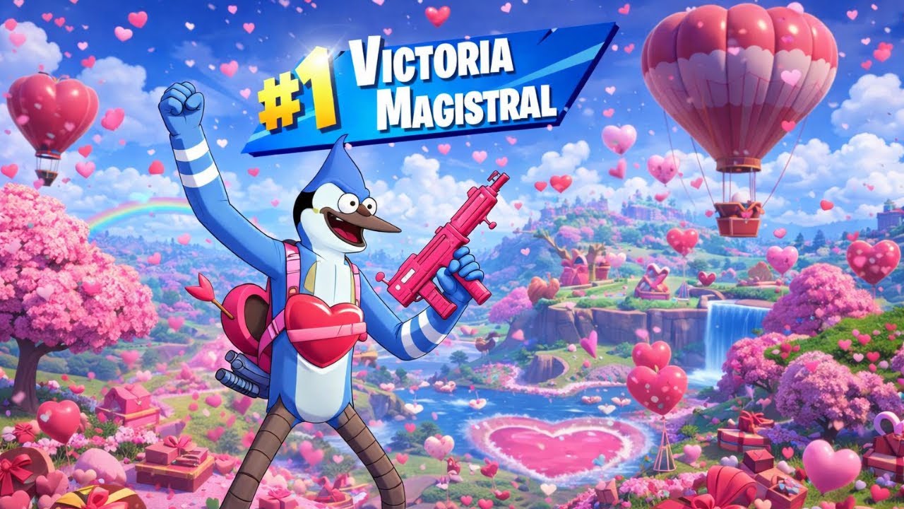 GANÉ en SAN VALENTIN en FORTNITE