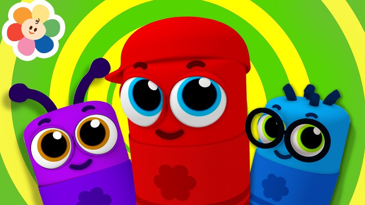 Popular Nursery Rhymes + Baby Songs for Kids by Color Crew | All Colors | BabyFirst TV