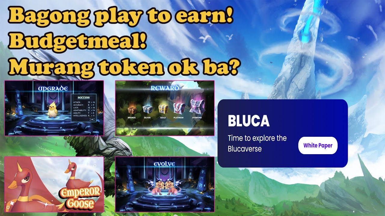 BLUCA PLAY TO EARN BLUCAMON NFT OVERVIEW | BAGONG PLAY TO EARN MURANG TOKEN SA IDO OK KAYA
