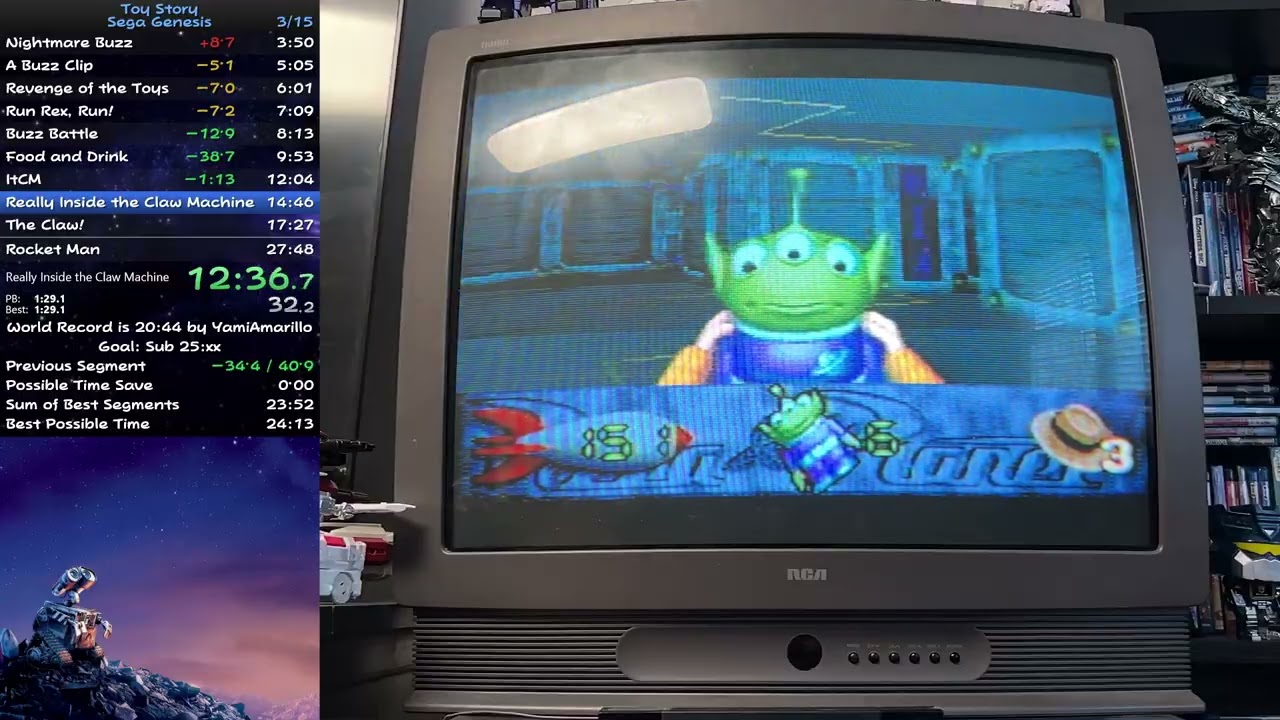 Toy Story Genesis Speedrun in 24:53