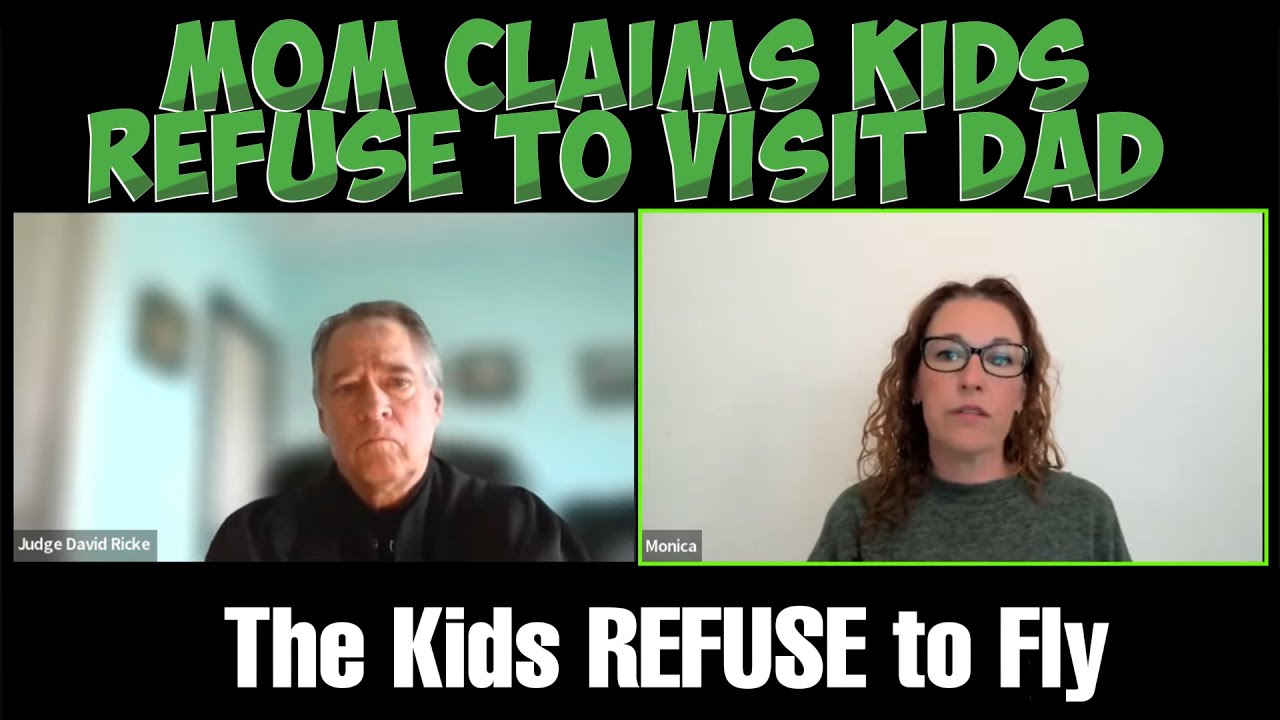 Mom Claims Kids Refuse to Visit Dad — They Won’t Fly! #familycourt