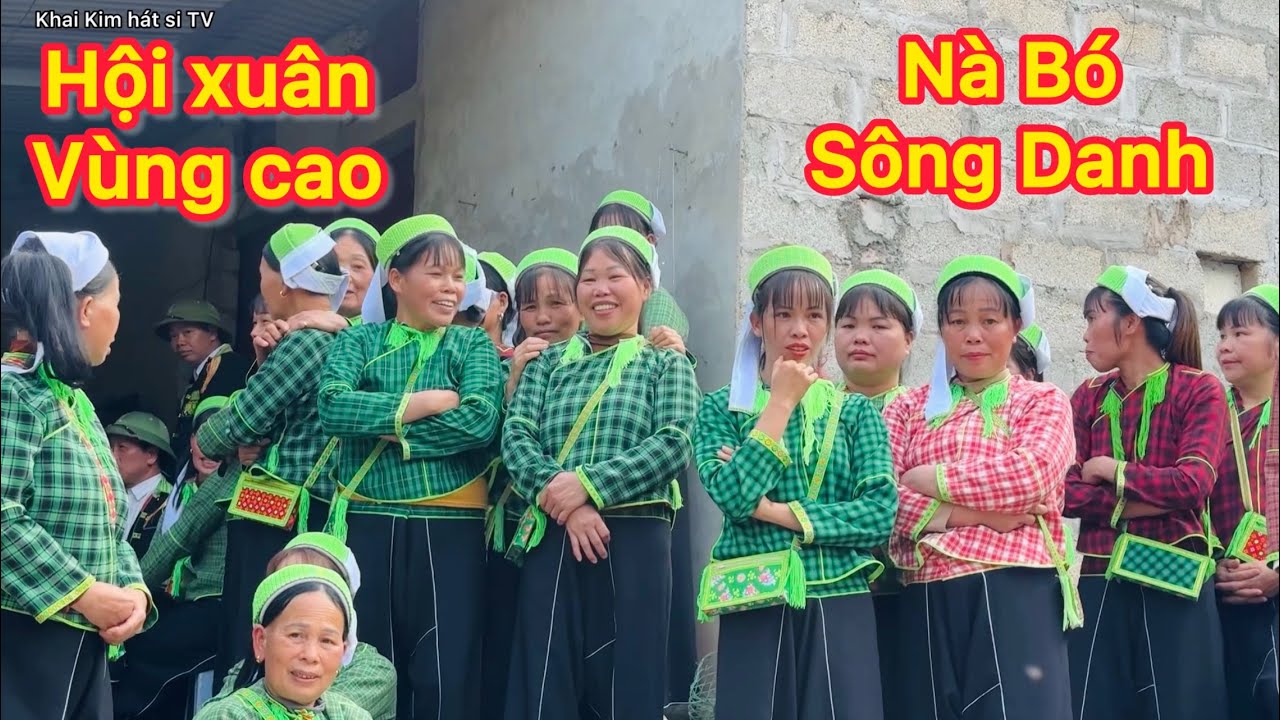 Toàn cảnh hội xuân Sông Danh đông vui nhiều người đẹp hát si sli 24/1