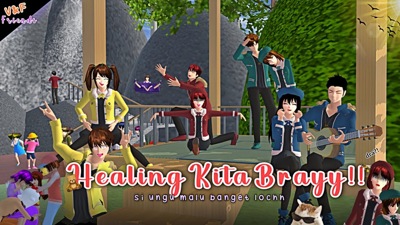 ᰔᩚ 𝐕&𝐅 𝐅𝐑𝐈𝐄𝐍𝐃𝐒 ᰔᩚ || SIUNGU  DIALAM GHAIB ?! | #21 DRAMA SAKURA SCHOOL SIMULATOR