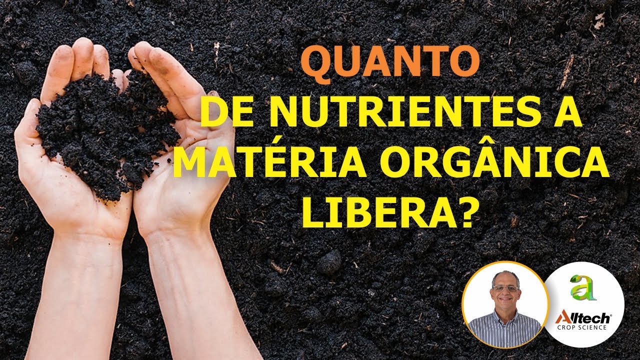 #64 - QUANTO DE NUTRIENTES A MAT&Eacute;RIA ORG&Acirc;NICA LIBERA?
