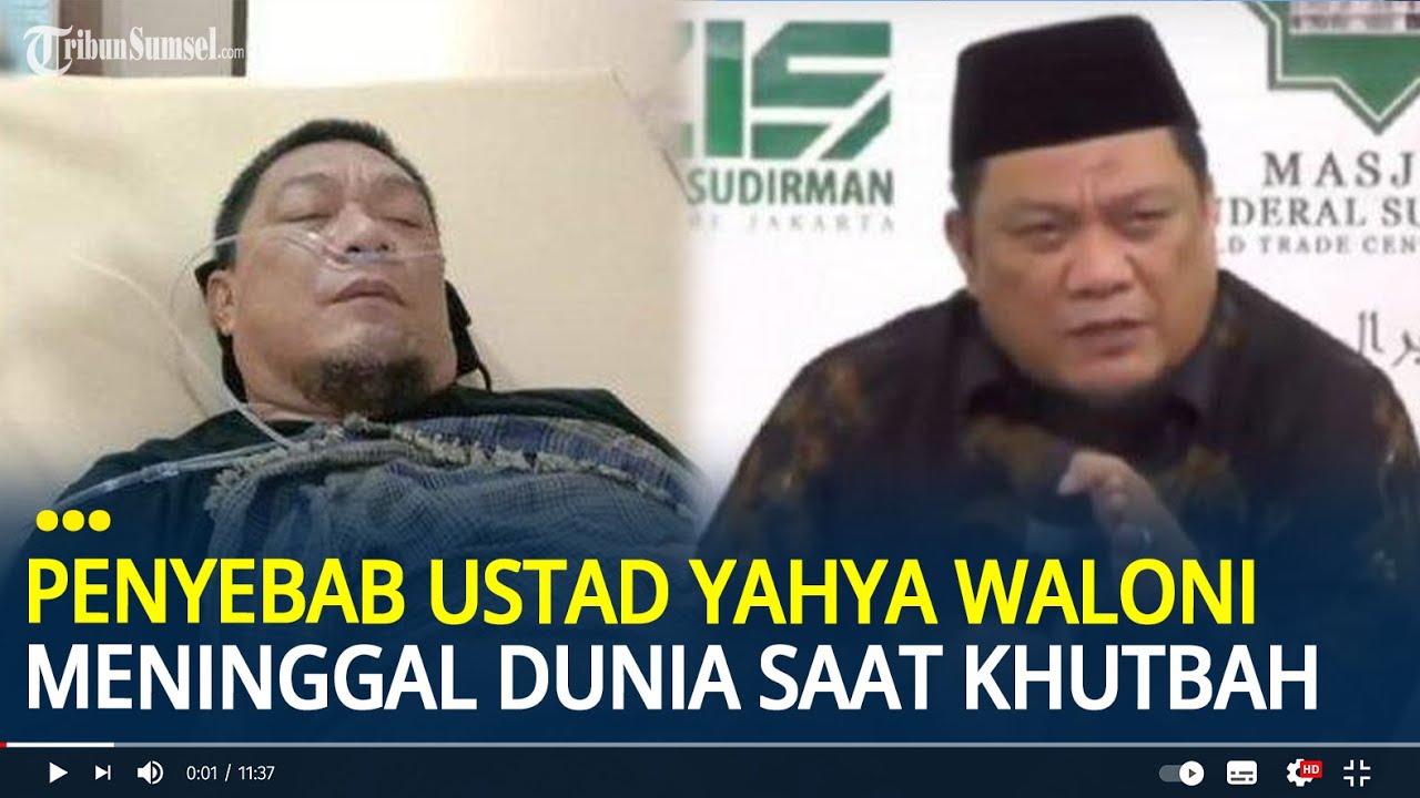 Penyebab Ustad Yahya Waloni Meninggal Dunia Saat Khutbah Jumat, 2021 Sempat Sakit Ini