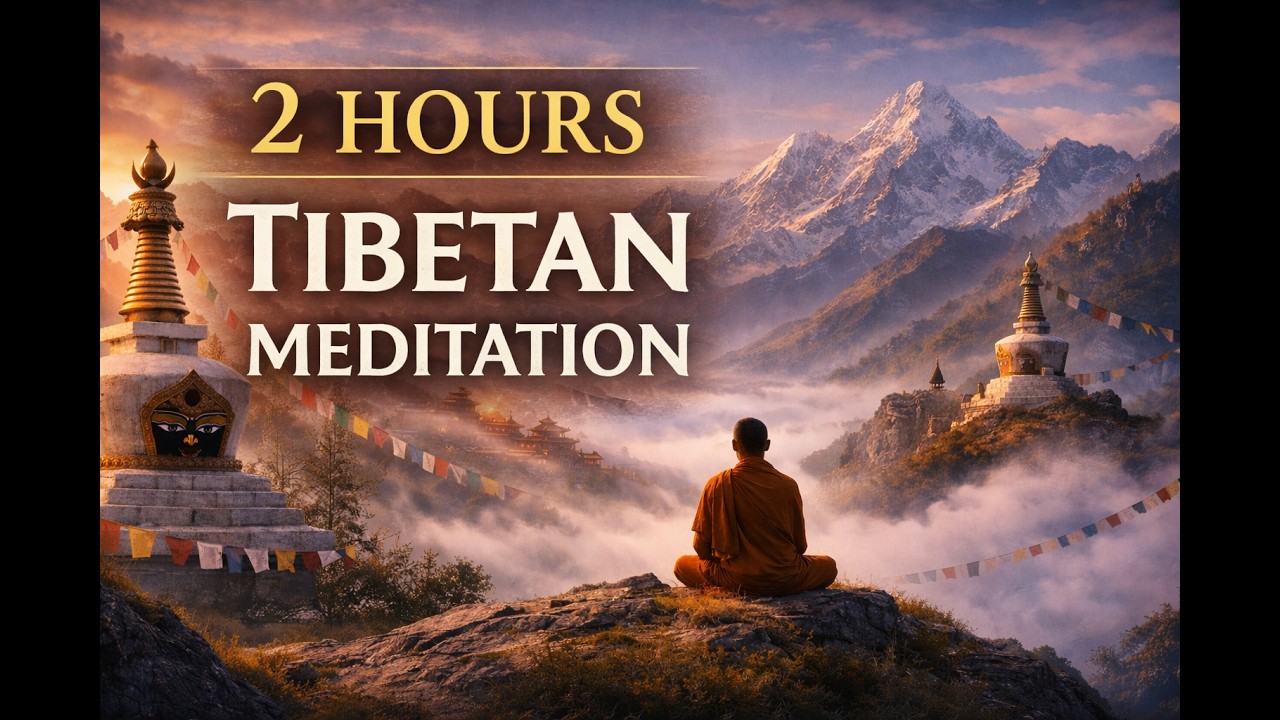2 Hours Tibetan Meditation Music | Deep Relaxation, Healing Sounds, Sleep & Stress Relief