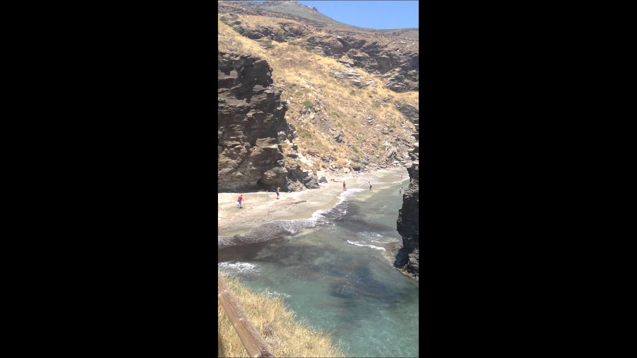 grias pidima beach andros greece