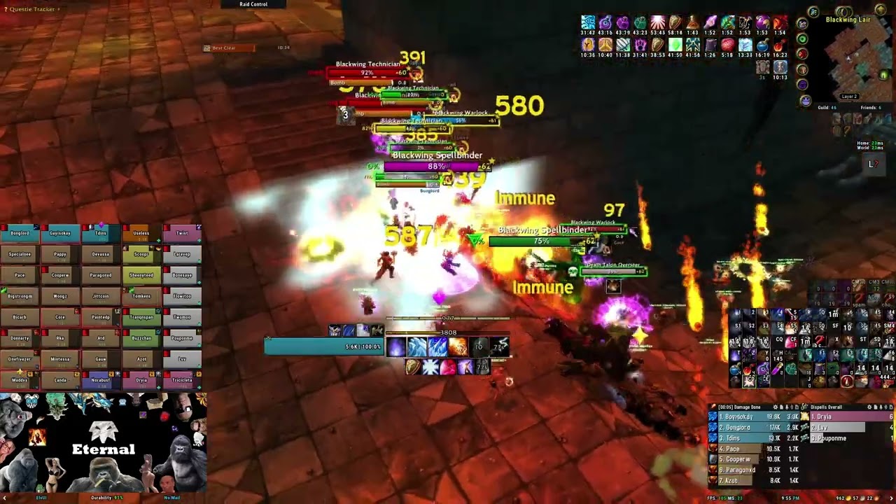A BWL Clear In 21:28 | (Noob) Mage PoV