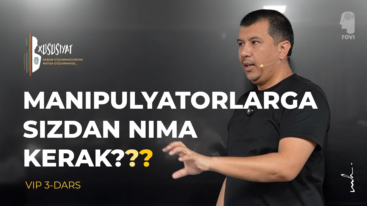 MANIPULYATORLARGA SIZDAN NIMA KERAK?