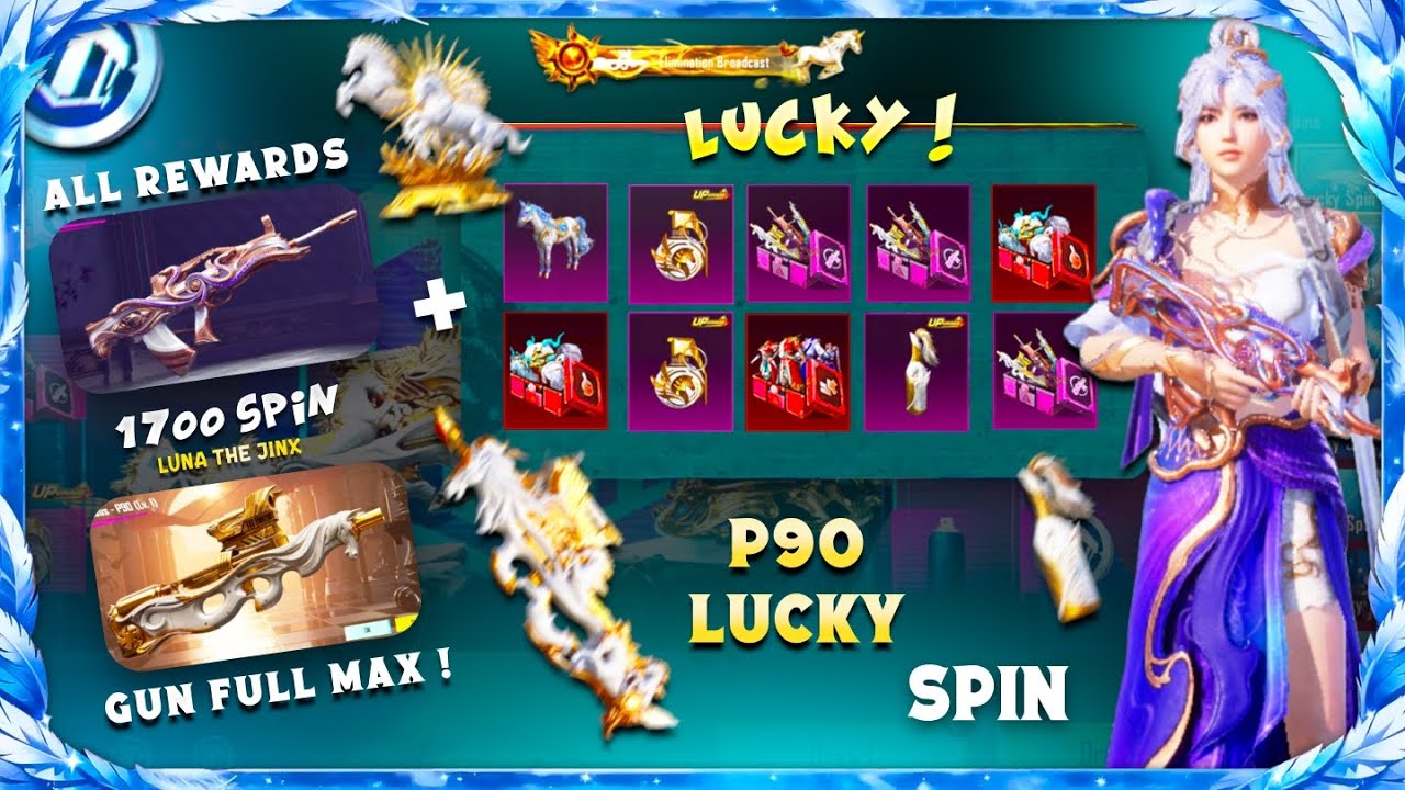 P90 LUCKIEST SPIN | P90 FULL MAX | P90 + ALL REWARDS | SNAKE QBZ | DRAKREIGN MK14
