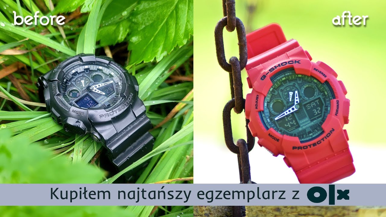 Zapraszam na UNBOXING zegarka Casio GA-100-1A1 z OLX. Okazał się niezłym brudasem ale nie żałuję :)