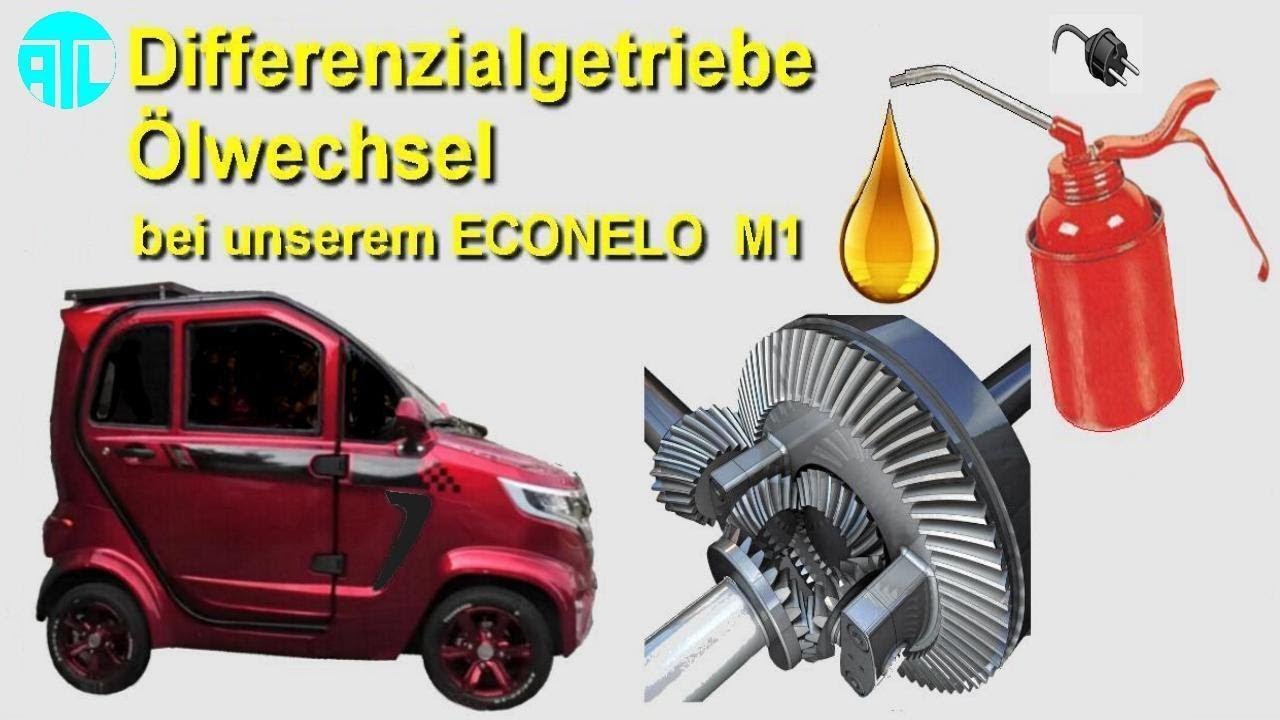🟡 Ölwechsel 🩸 im Differenzial unseres ECONELO M1 🚗