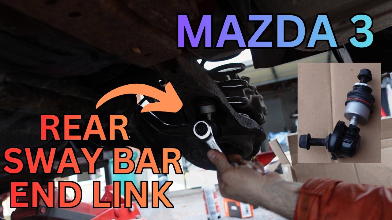 Наконечники заднего стабилизатора поперечной устойчивости для Mazda 3 2013 года выпуска.