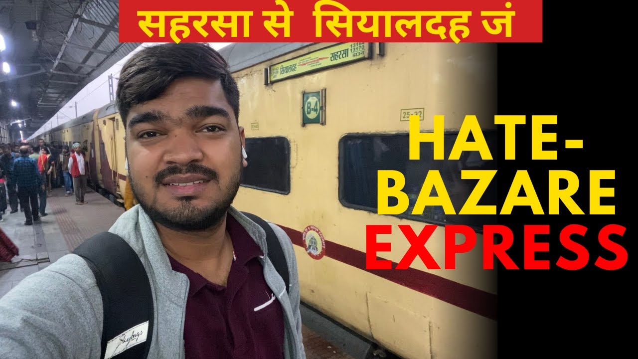 Saharsa to Kolkata (Sealdah) Hate-Bazare Express Full Information Vlog in AC 3 Tier