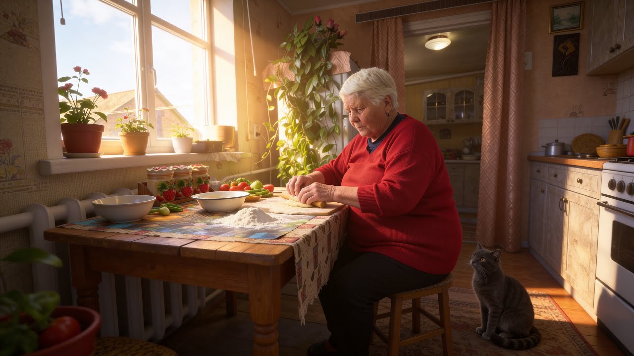 Life in the Mountains: A Lonely Grandmother Cooking with Love