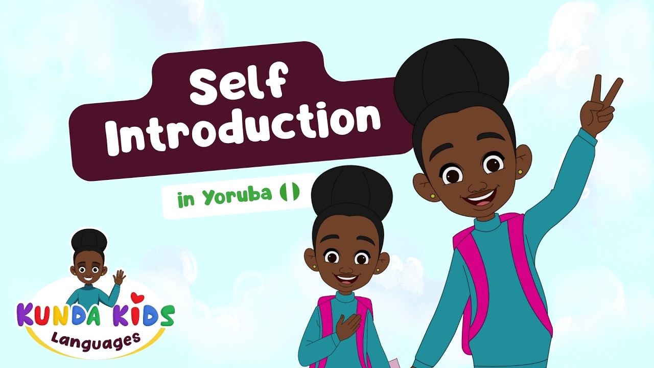 Learn Yoruba for Kids: How to Introduce Yourself | Self-Introduction Lesson
