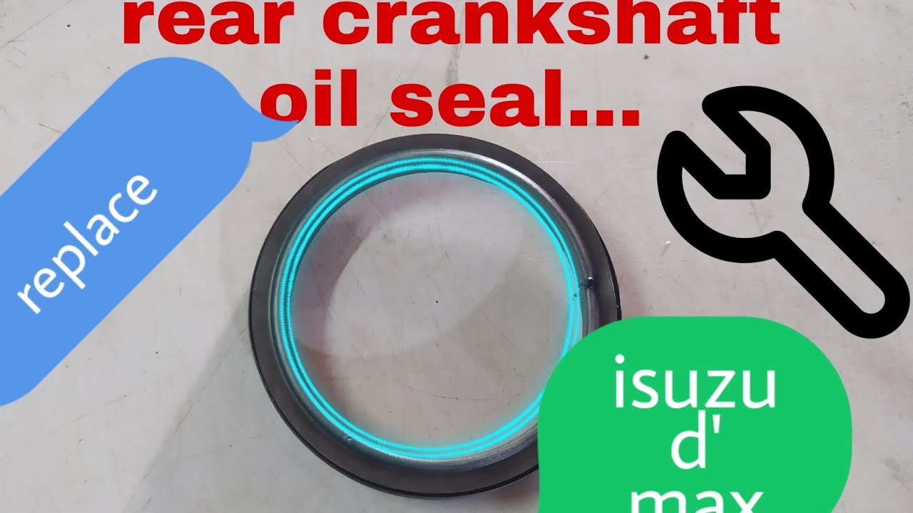 change rear engine crank oil seal