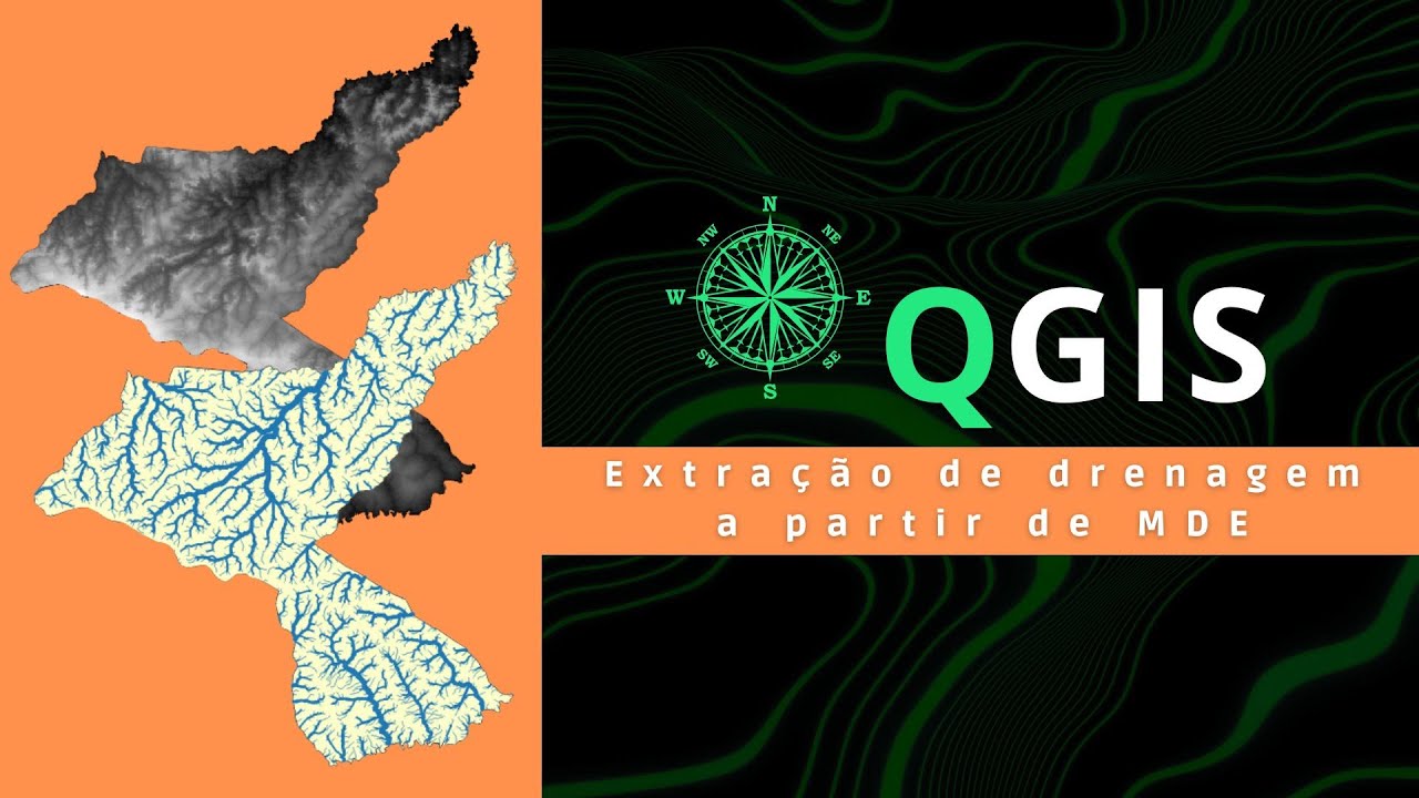 Como extrair drenagem a partir de MDE no Qgis (usando o SAGA)