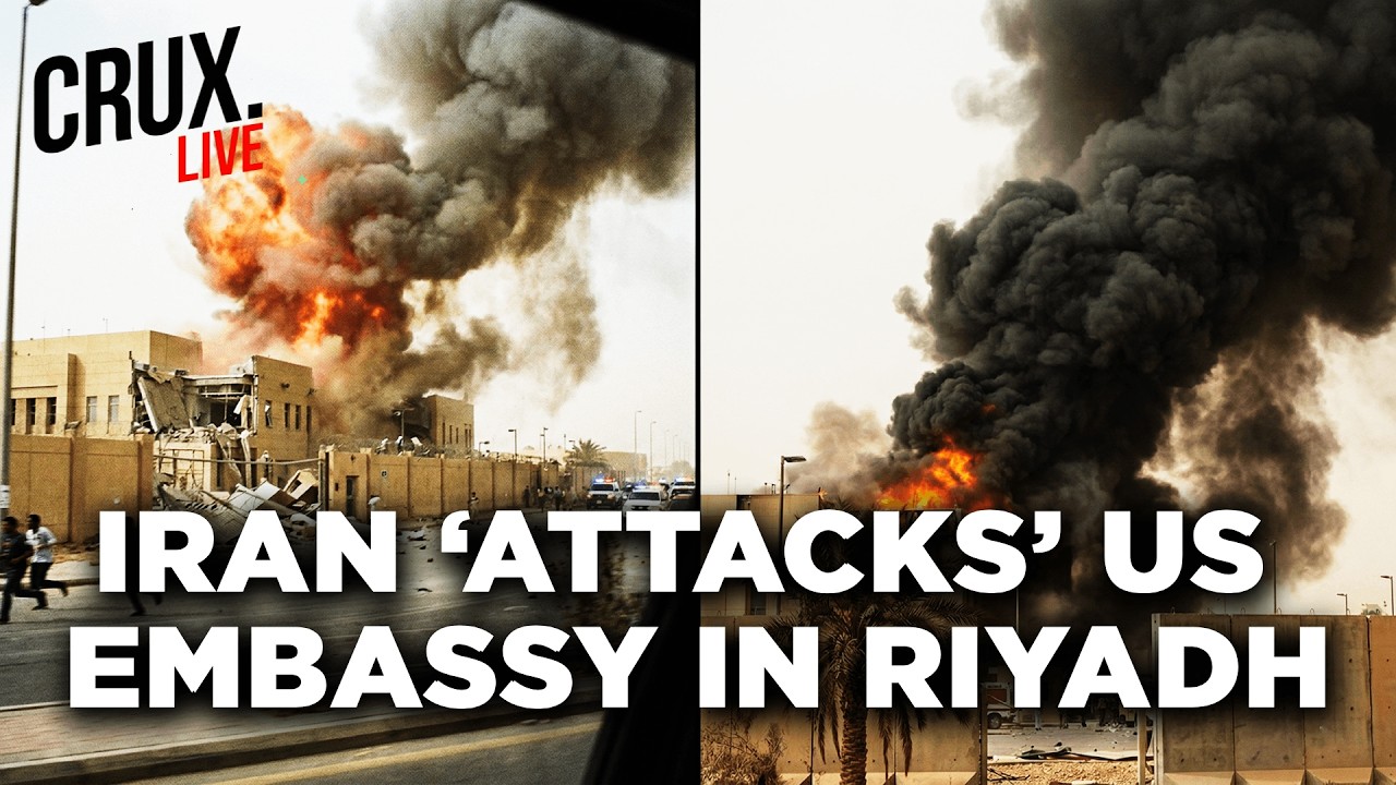 LIVE | US Embassy In Riyadh On Fire After Suspected Iran Drone Strike, Trump Warns Of Retaliation