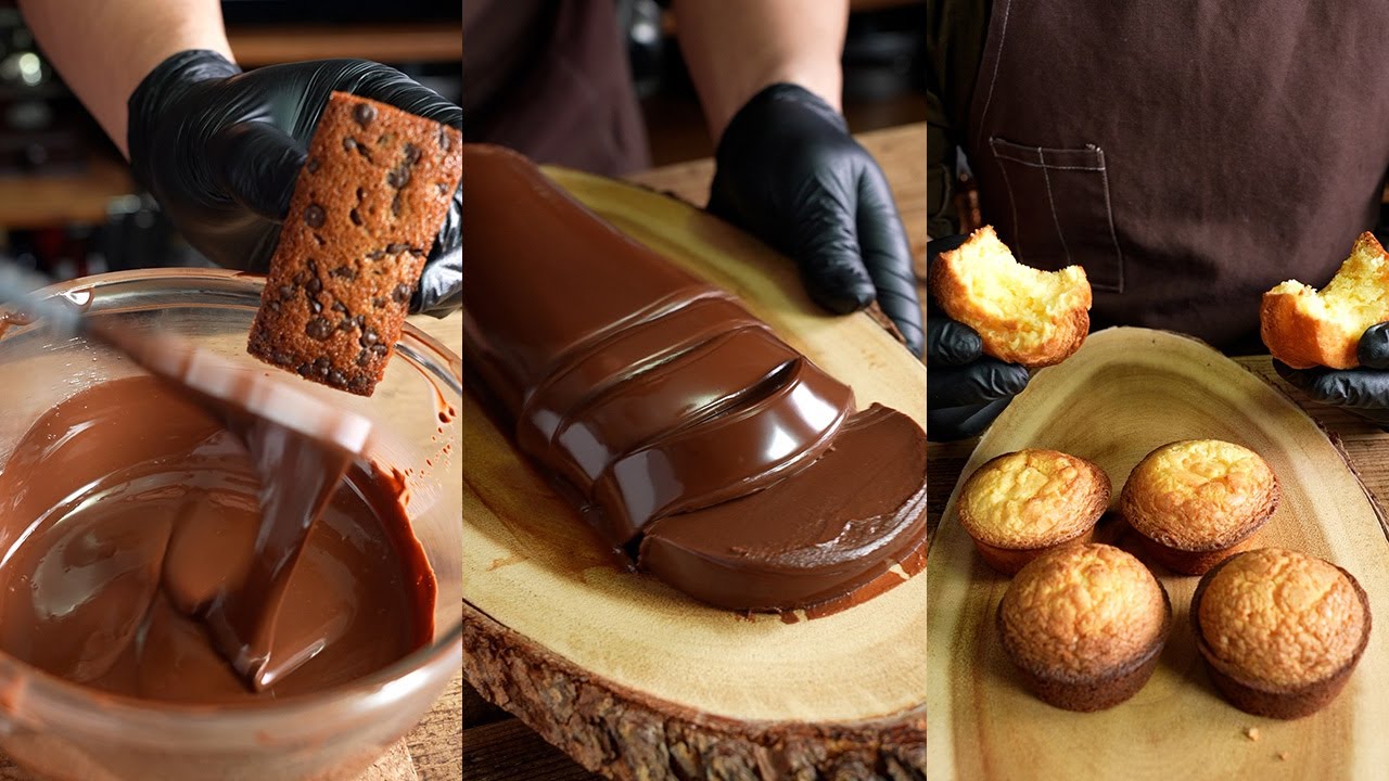 ASMR | Delicious Chocolate sweets days #8 #asmr #cooking #chocolate
