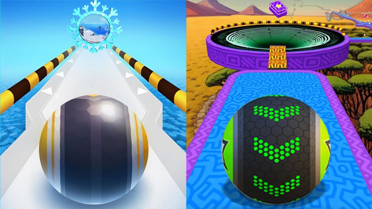 🌈 Going Balls VS Action Balls, Space Rolling Balls, Super Rolling Balls, Rolling Balance Ball 3D
