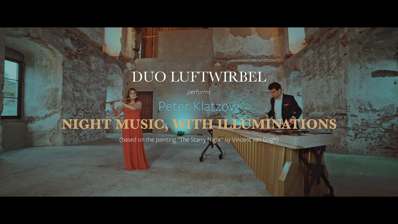 Night music, with Illuminations by Peter Klatzow. Duo Luftwirbel
