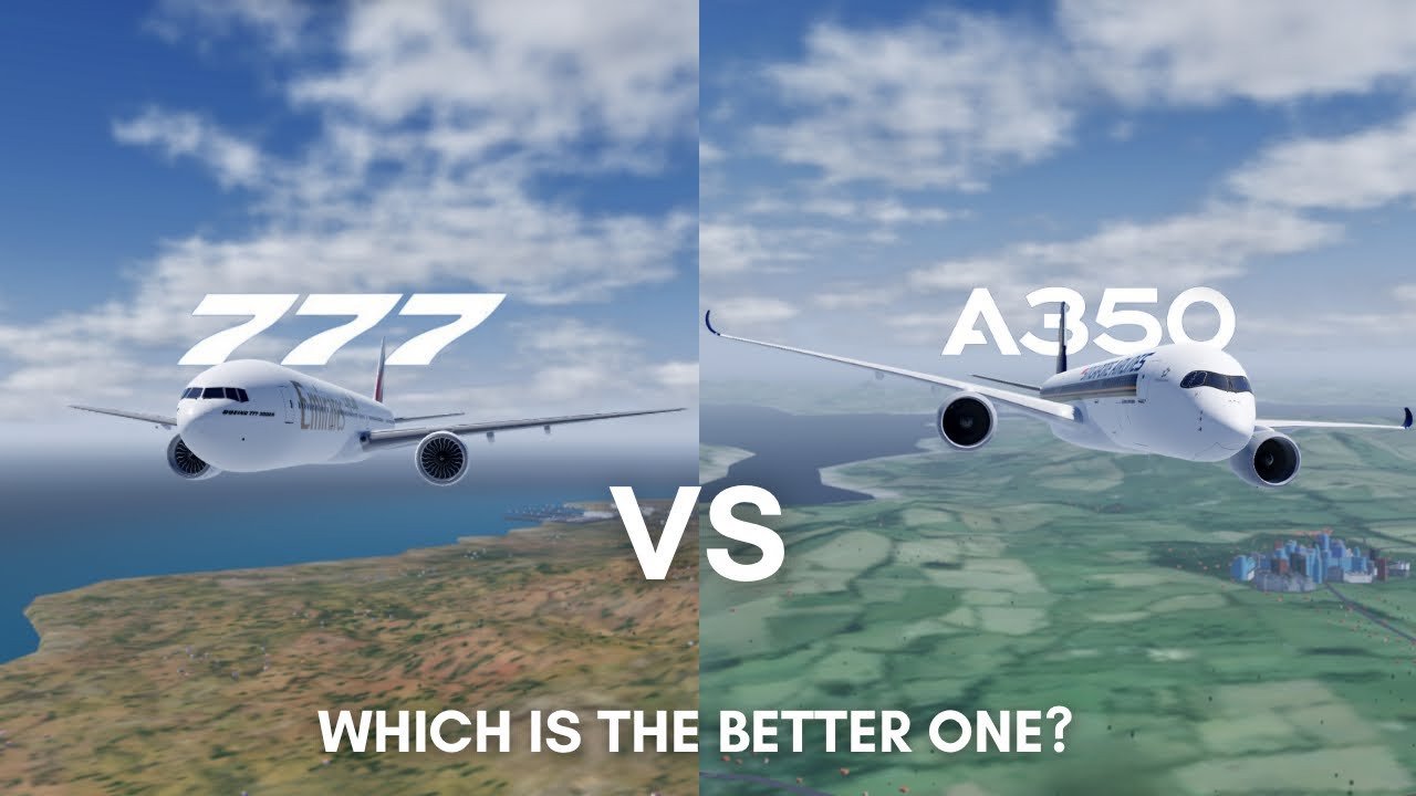 Project Flight Boeing 777 vs Airbus A350 | Which of The 2 Robux Planes is Better?