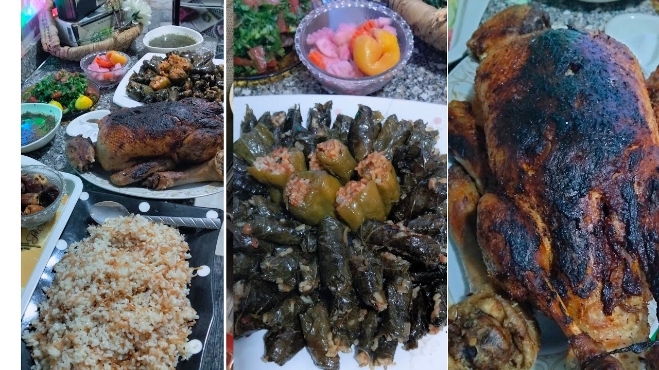 فطار اول يوم رمضان المبارك 🌹