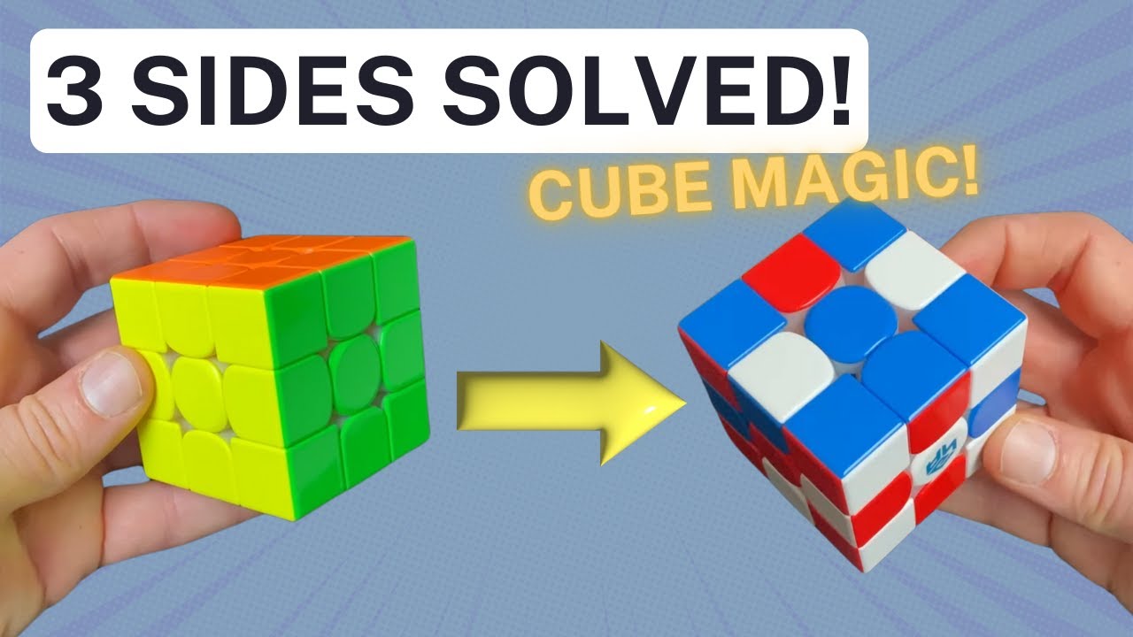 Master the 3-Sided Cube Trick: Step-by-Step Rubik&rsquo;s Cube Tutorial