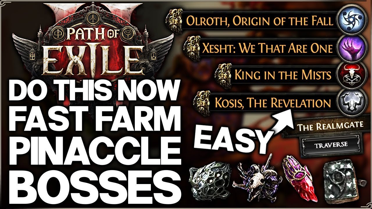 Path of Exile 2 - How to Farm & Beat ALL Pinnacle Bosses FAST & EASY Guide - Best Endgame Boss!