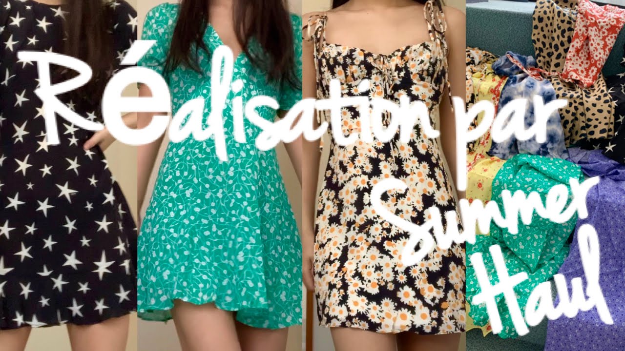 (Eng sub) サイズや形は？ Réalisation Par Summer Haul Sizing Info 私が大好きな海外ブランド  春夏コーデ
