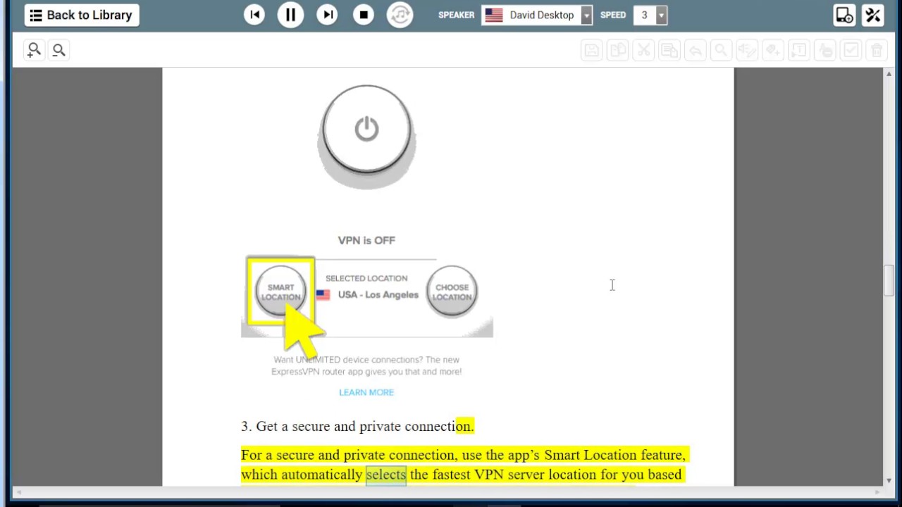 Choose An ExpressVPN server location