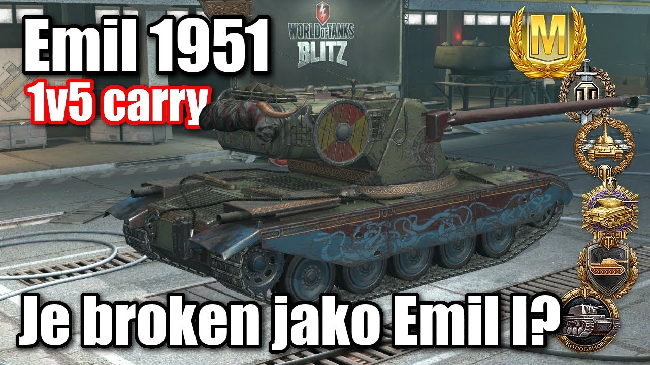 Emil 1951 - Je stejně broken jako techtree Emil? (1v5 Kolobanov carry)